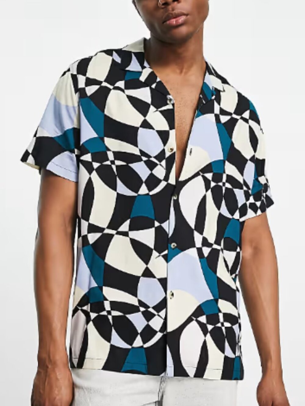 ASOS Short Sleeve Button Down Shirt